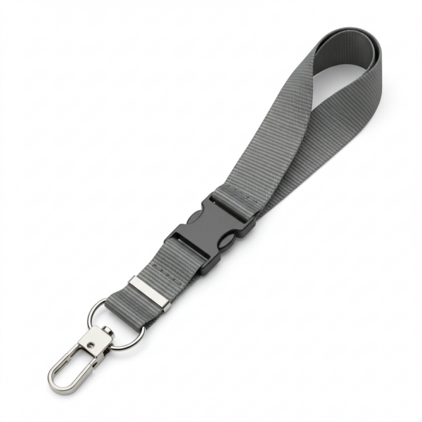 Cordão Liso sem personalização + presilha jacare e chapinha - Imagem 3