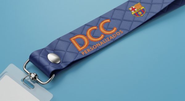 Cordão para Crachá Presonalizados, Med. 20x850x0,56mm+Presilha jacarezinho - Imagem 5